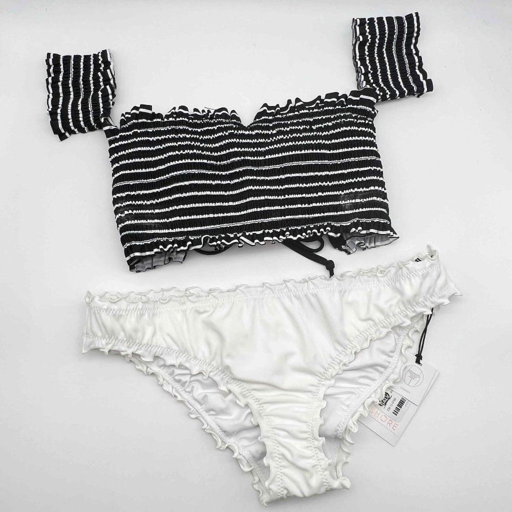 New Target Black and White Bikini - Size S